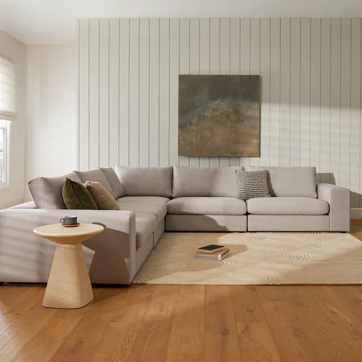 New Article Clem 9’ × 12’ Wool Rug – Arch Cream – $949 Retail – Factory Wrapped Delivery Available