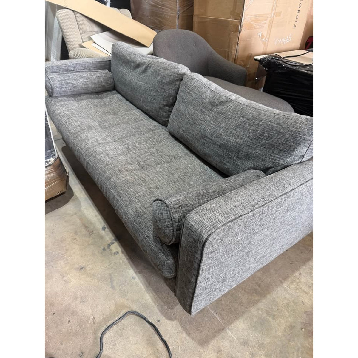 Article Sven 88” Sofa + Ottoman – Good Condition - Professionally Cleaned – Delivery Available