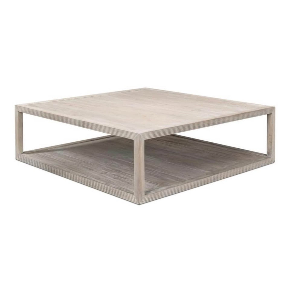 New Solid Wood Cocktail Table – Grey Thorne Finish $2900 retail “open box” Delivery Available