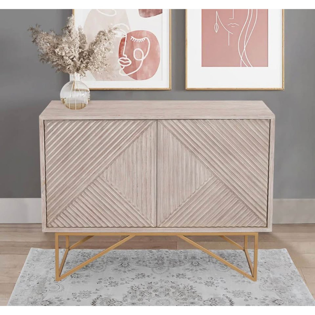 New Solid Wood 2-Door Cabinet – $850 Retail – Delivery Available