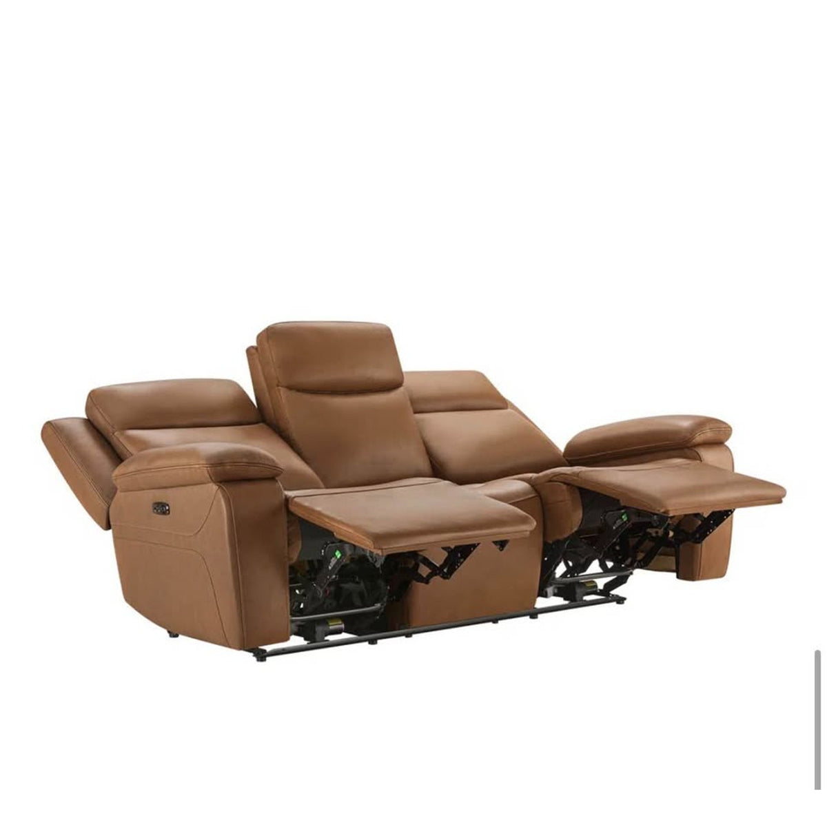 New 88” Genuine Leather Power Reclining Sofa – $1,360 Retail – Open Box – Delivery Available