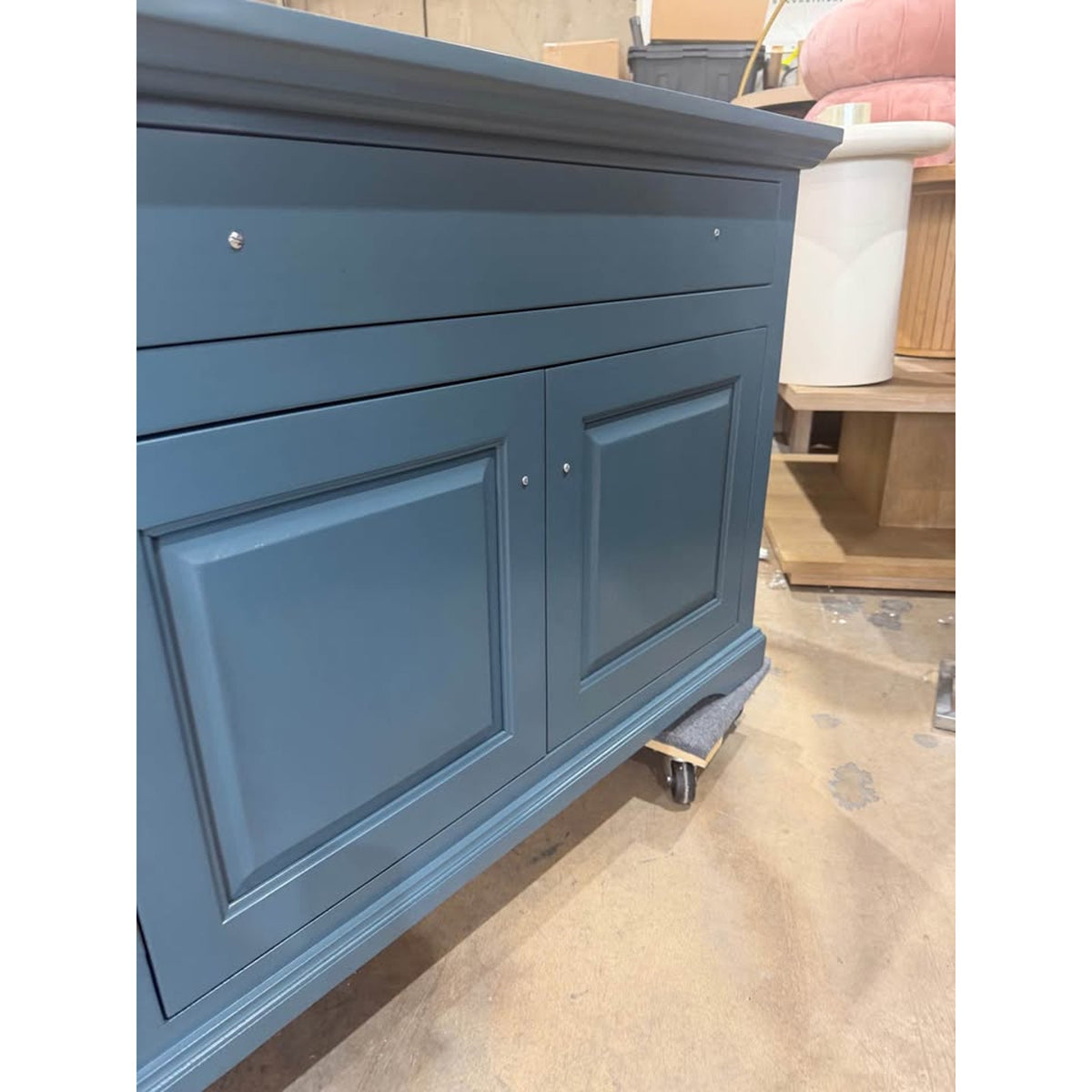 81” Blue Sideboard / Buffet Cabinet – Media Console - New Open Box - Delivery Available