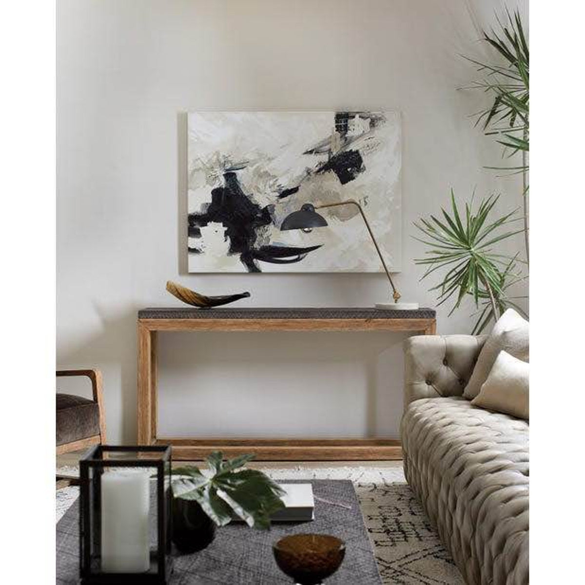 Hooker Furniture Big Sky 64” Sofa / Console Table | Retail $3,066 | NEW OPEN BOX Delivery Available