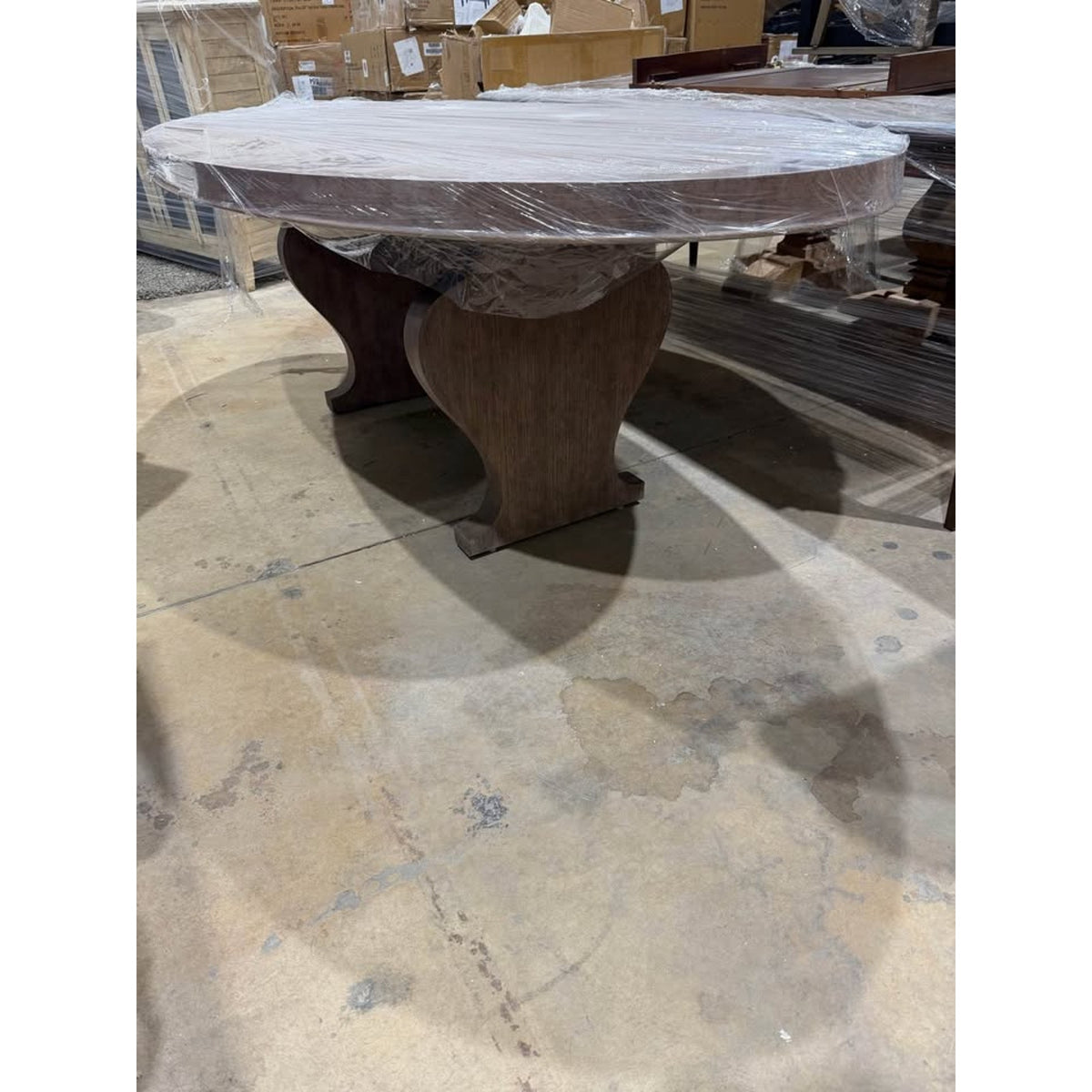 New Grey Oak Dining Table 88”x45” $3800 Retail “open box” Designer Brand - Delivery Available!