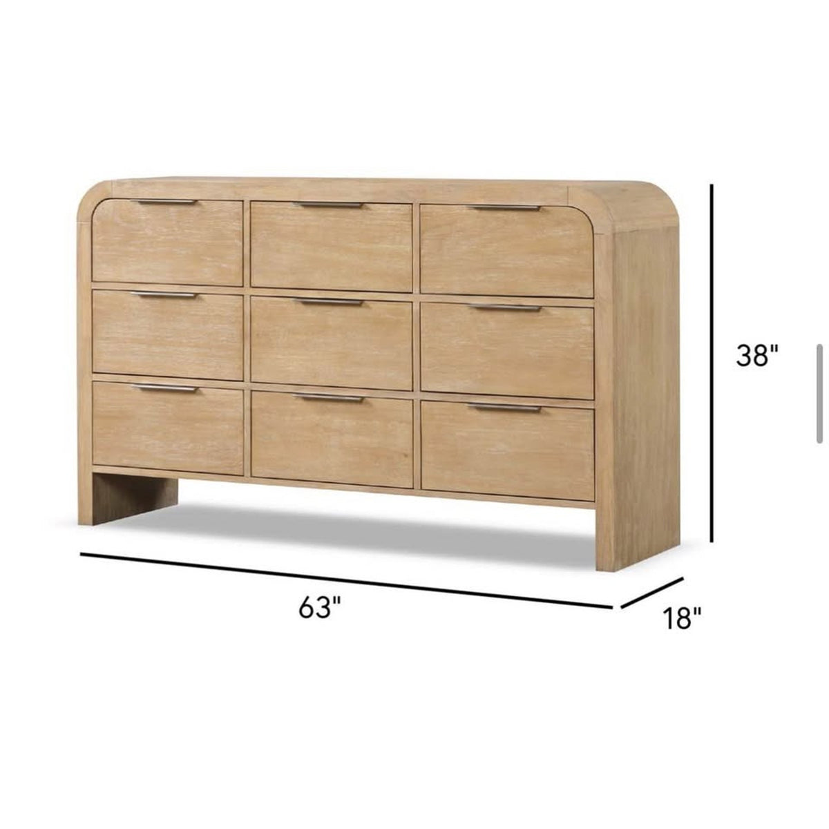 Arched 9-Drawer Dresser | RETAIL $1,136 | NEW OPEN BOX | Delivery Available