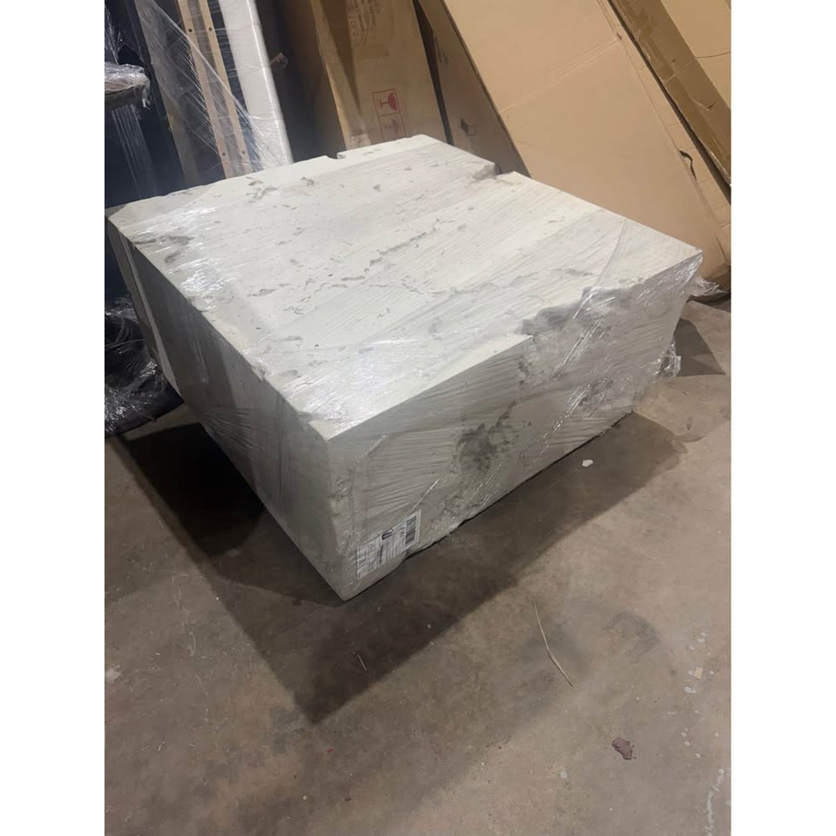 Phillips Collection Formation Outdoor Coffee Table – Roman Stone | New Open Box - Delivery Available
