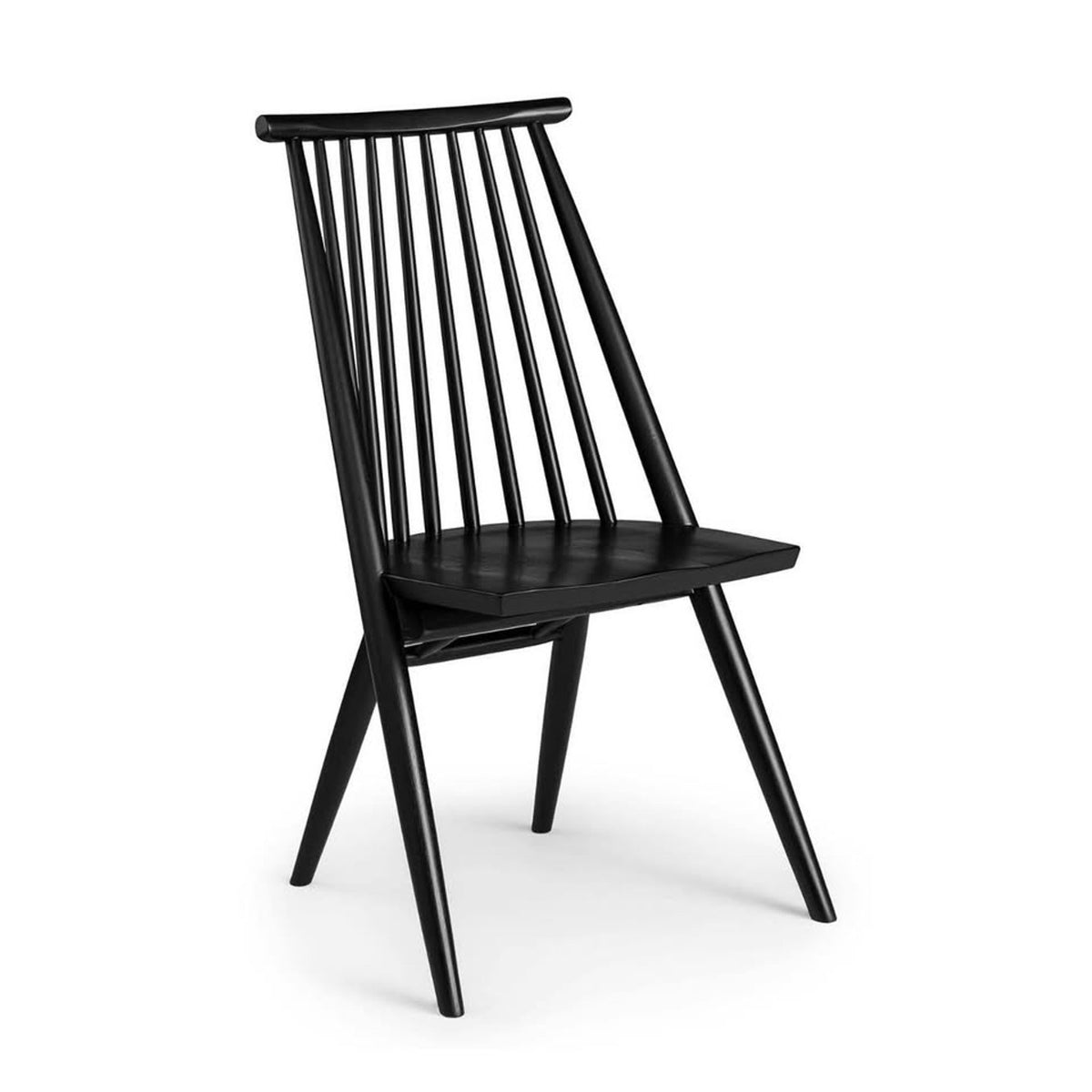 Article | Set of 2 Solid Wood Dining Chairs | Dabo - Black | Delivery Available