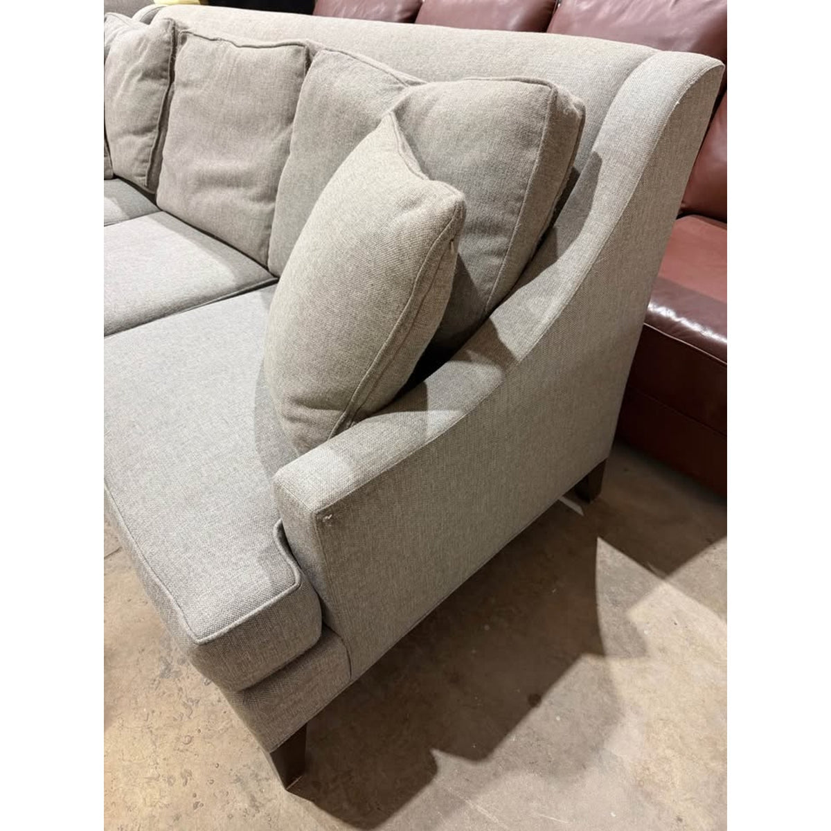 Ethan Allen Sofa Couch - 85” - Gray - Comfy & Cleaned - $2,800 - Delivery Available