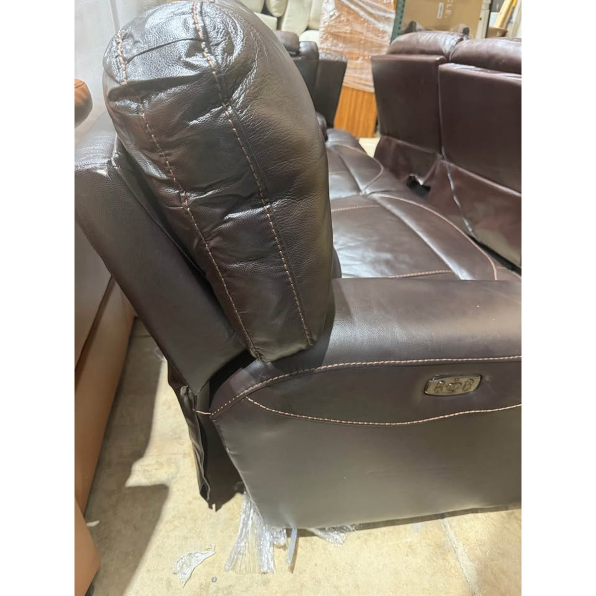 New Catnapper Wembley 93” Leather Power Reclining Sofa – $2,450 Retail – Delivery Available