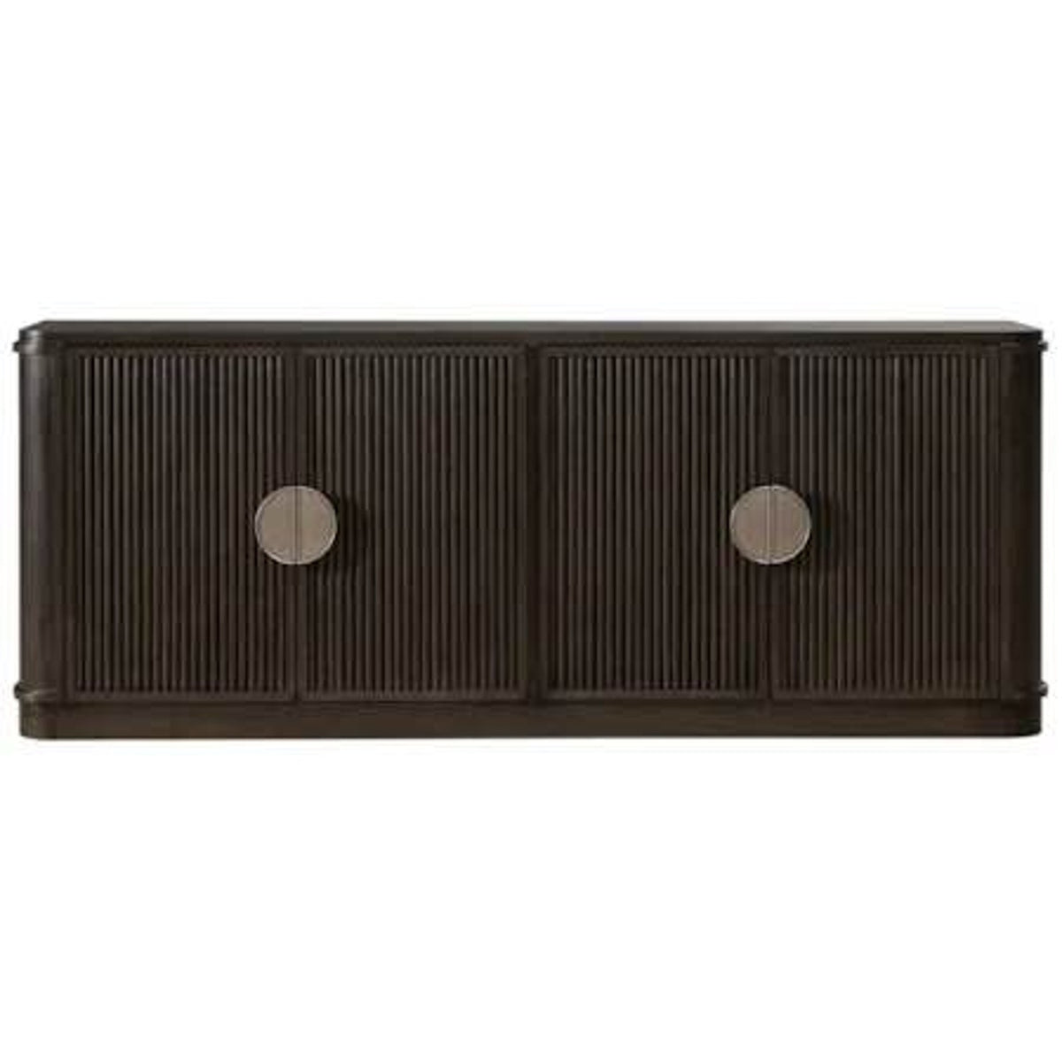 82” Ribbed Wood TV Console – $3,260 Retail Value – Delivery Available