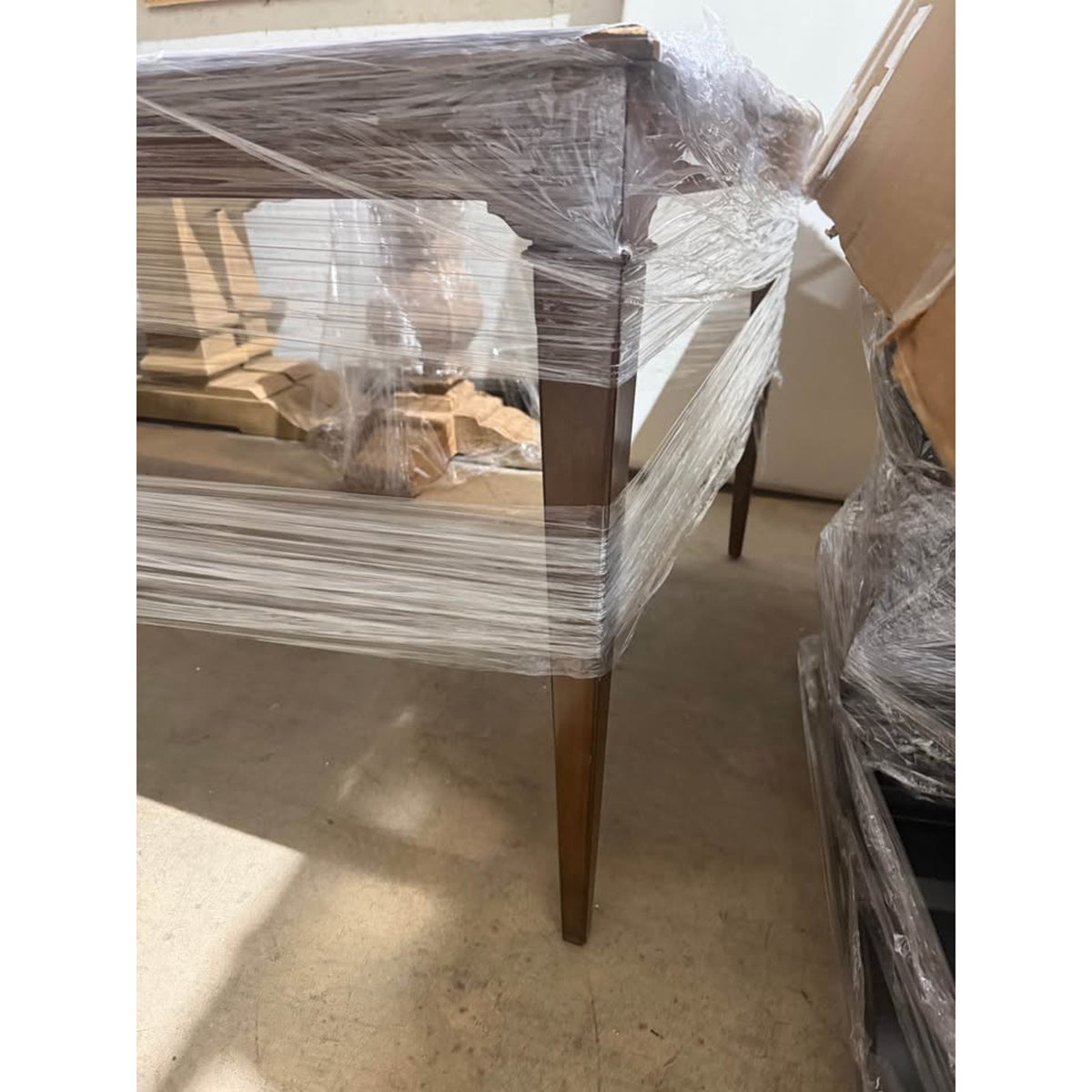 104” Extendable Dining Table Seats 10-12 – Retail $3,000+ Solid Wood Woodbridge Brand Delivery Avail