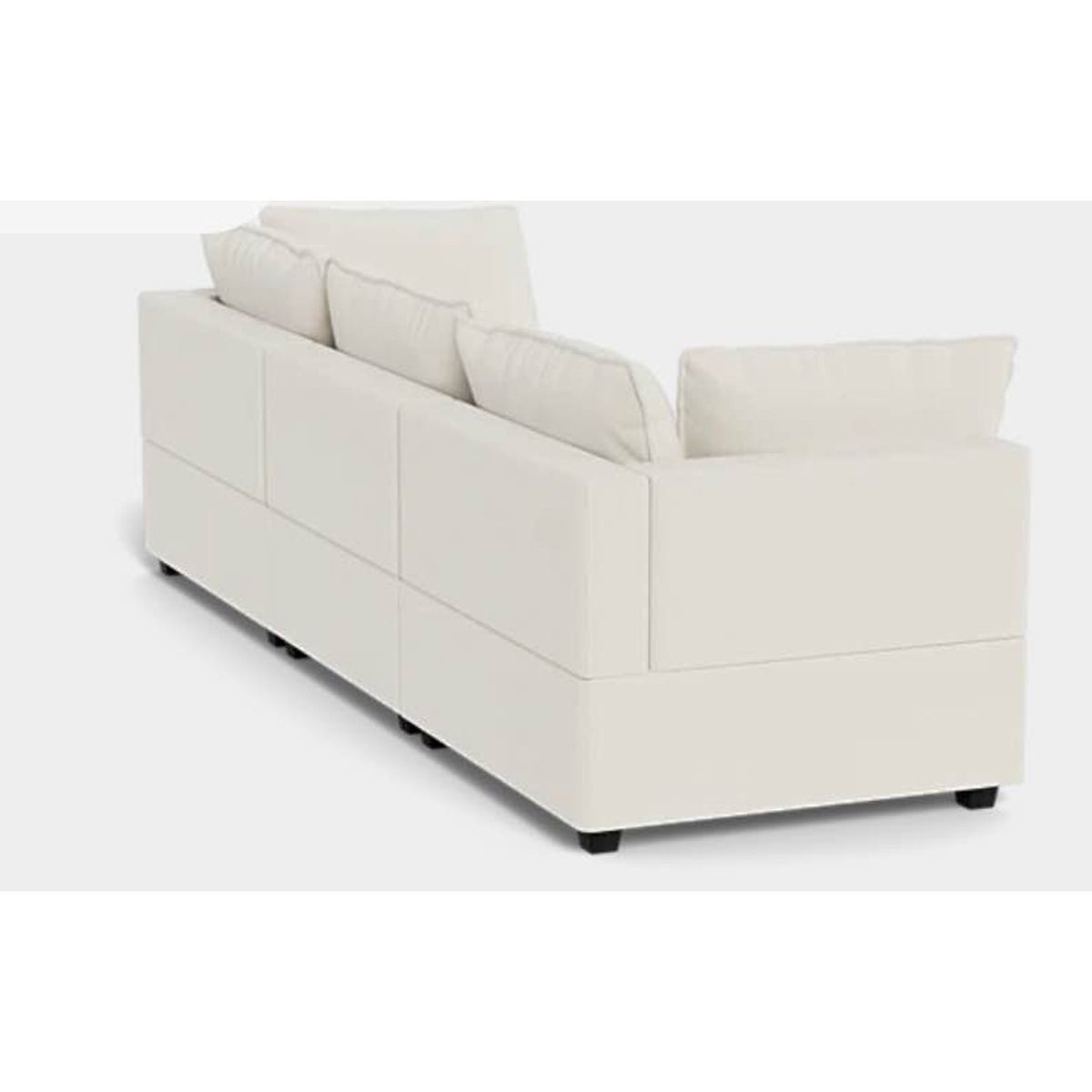 Albany Park Kova Pillow Cushion Sofa | Oyster White Performance Chenille | 122” - Delivery Available