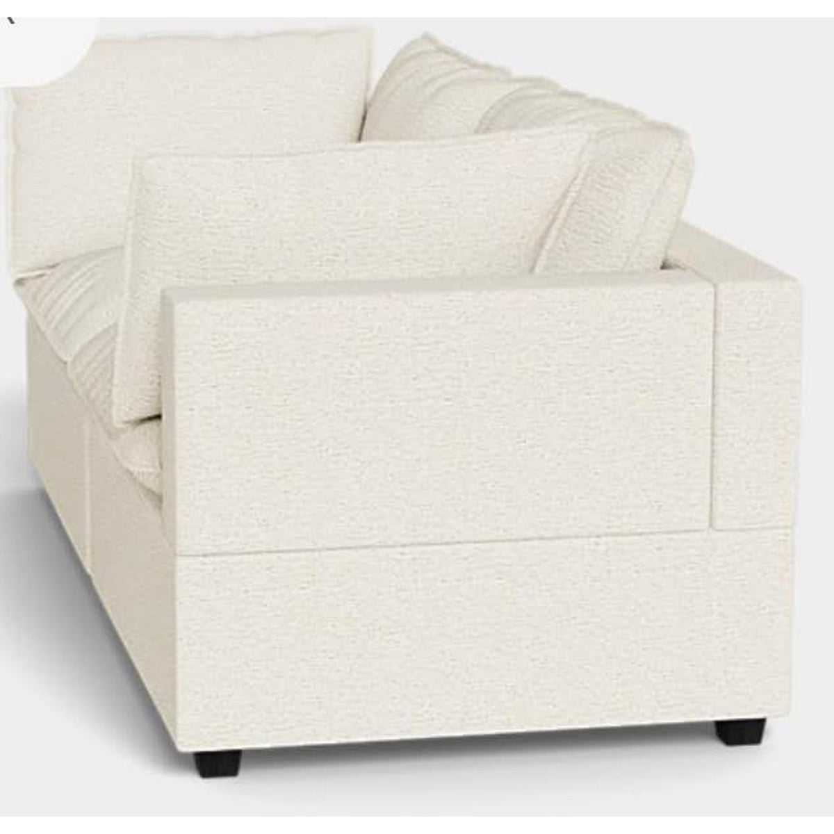 Albany Park Kova Pillow Cushion Sofa | Sand Performance Basketweave | 86” - Delivery Available