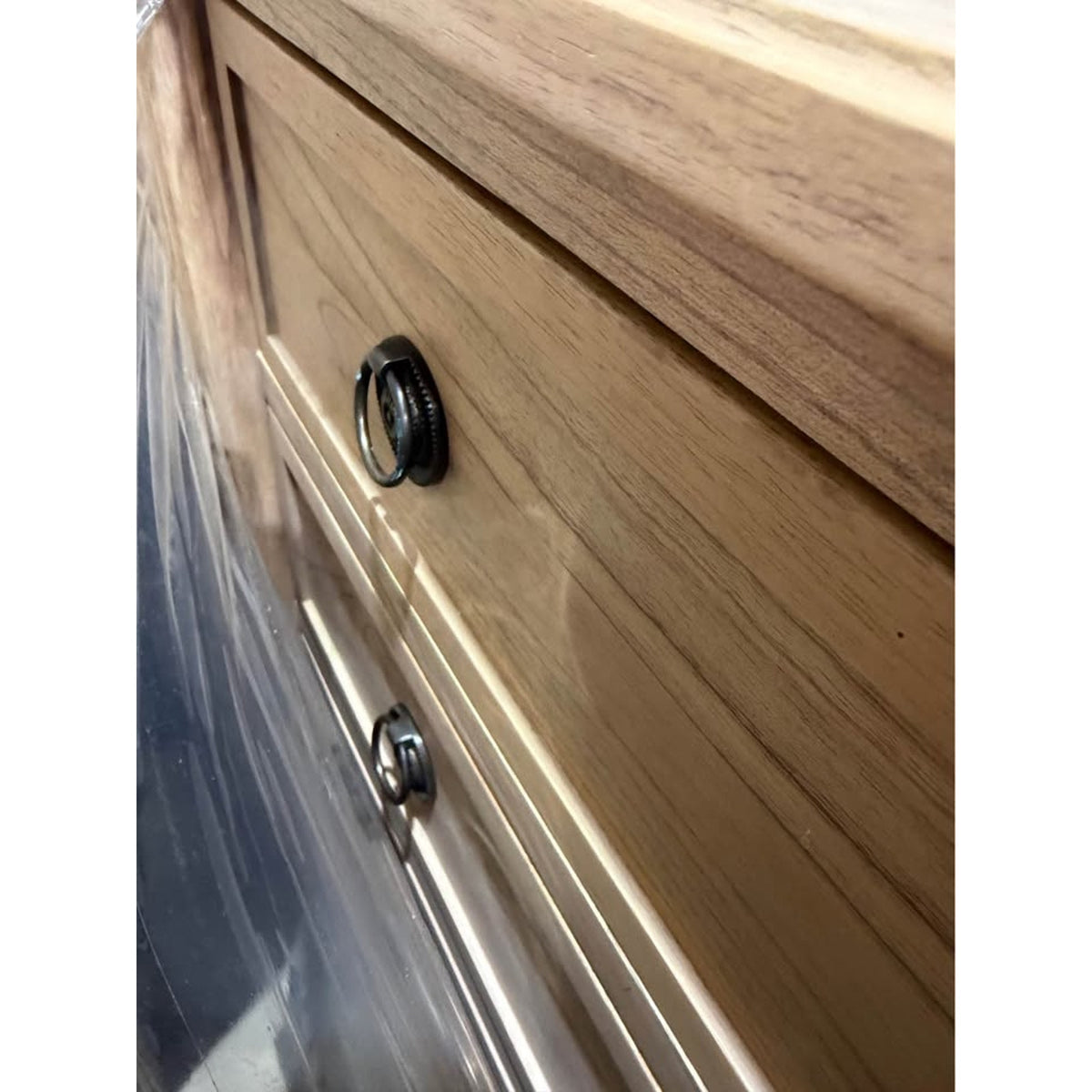 Designer 3 Drawer Dresser 40” Solid Wood $2000+ Retail “open box” Delivery Available