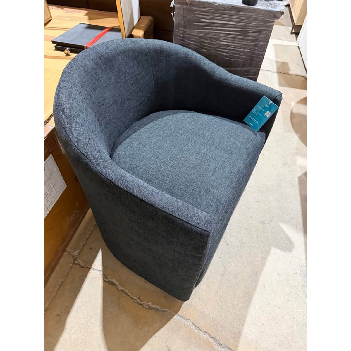 Joybird Jolie Swivel Chair | New Open Box | Designer Accent Chair $1500+ Retail  Delivery Available