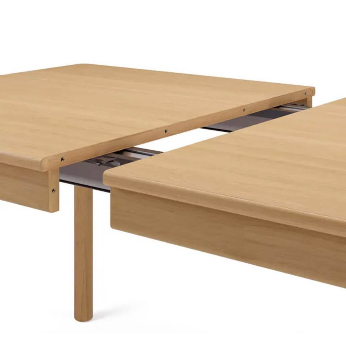 Article Heidi 62”–82.75” Extendable Dining Table – White Oak Open Box $900 Retail Delivery Available