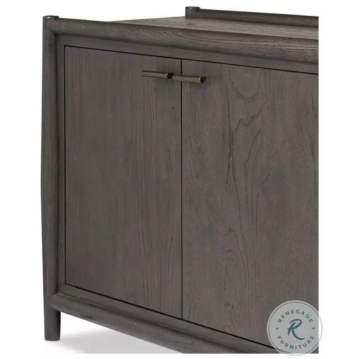 Four Hands Glenview 94” 6-Door Sideboard – Smoked Black – Retail $2,899 – Delivery Available