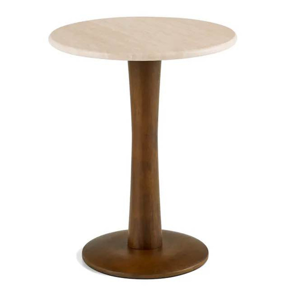 Travertine Side Table – Article Fiore – $299 Retail – New Open Box – Delivery Available