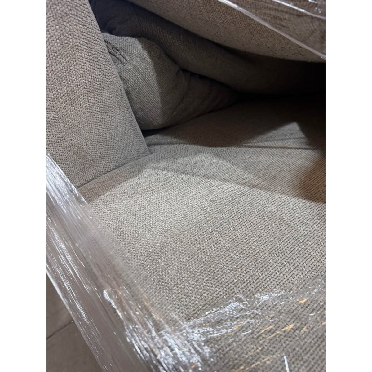 Costco Raylin Fabric Sectional with Ottoman | Light Gray Chaise Sectional Sofa Delivery Available