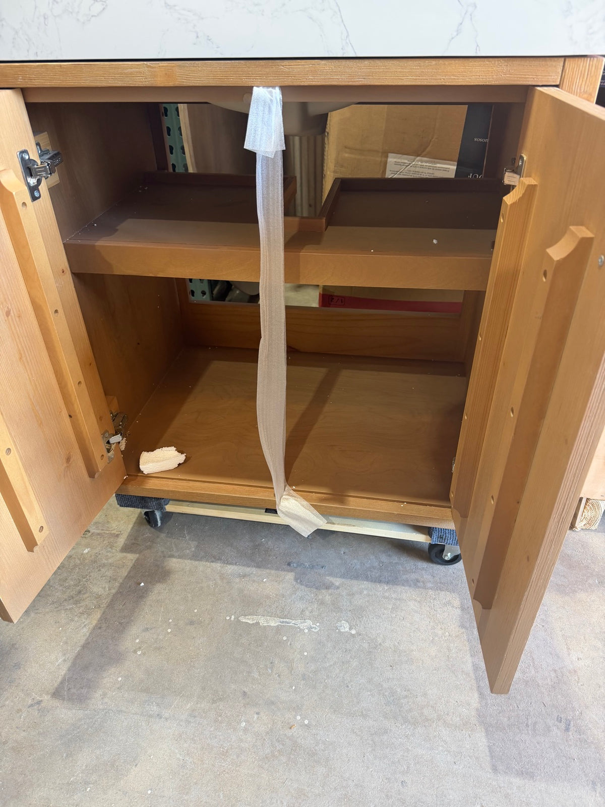 New Vinnova Autry 30” Single Sink Bathroom Vanity – Fir Wood Brown – Retail $1,598 – Delivery Available