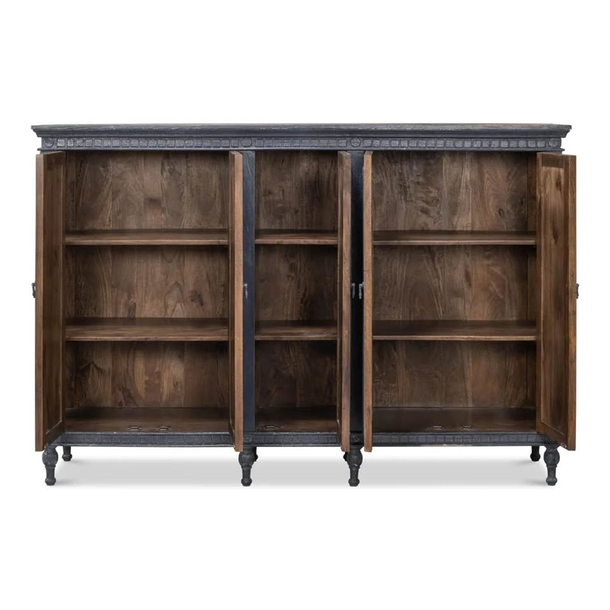 New Sarreid Ashlyn 79” Solid Wood Sideboard | New Open Box $3,000 Retail - Delivery Available