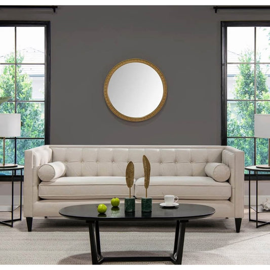 Allia 84'' Upholstered Sofa Couch - Retail $1800 New “open box” - Beige - Delivery Available