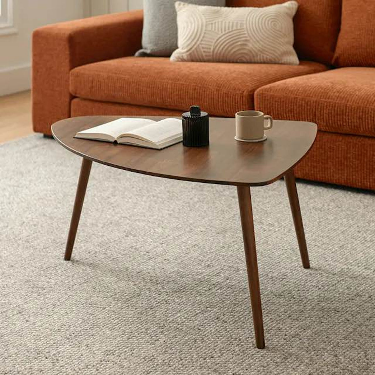 Article Amoeba 35” Coffee Table – Solid Walnut – $249 Retail – Delivery Available