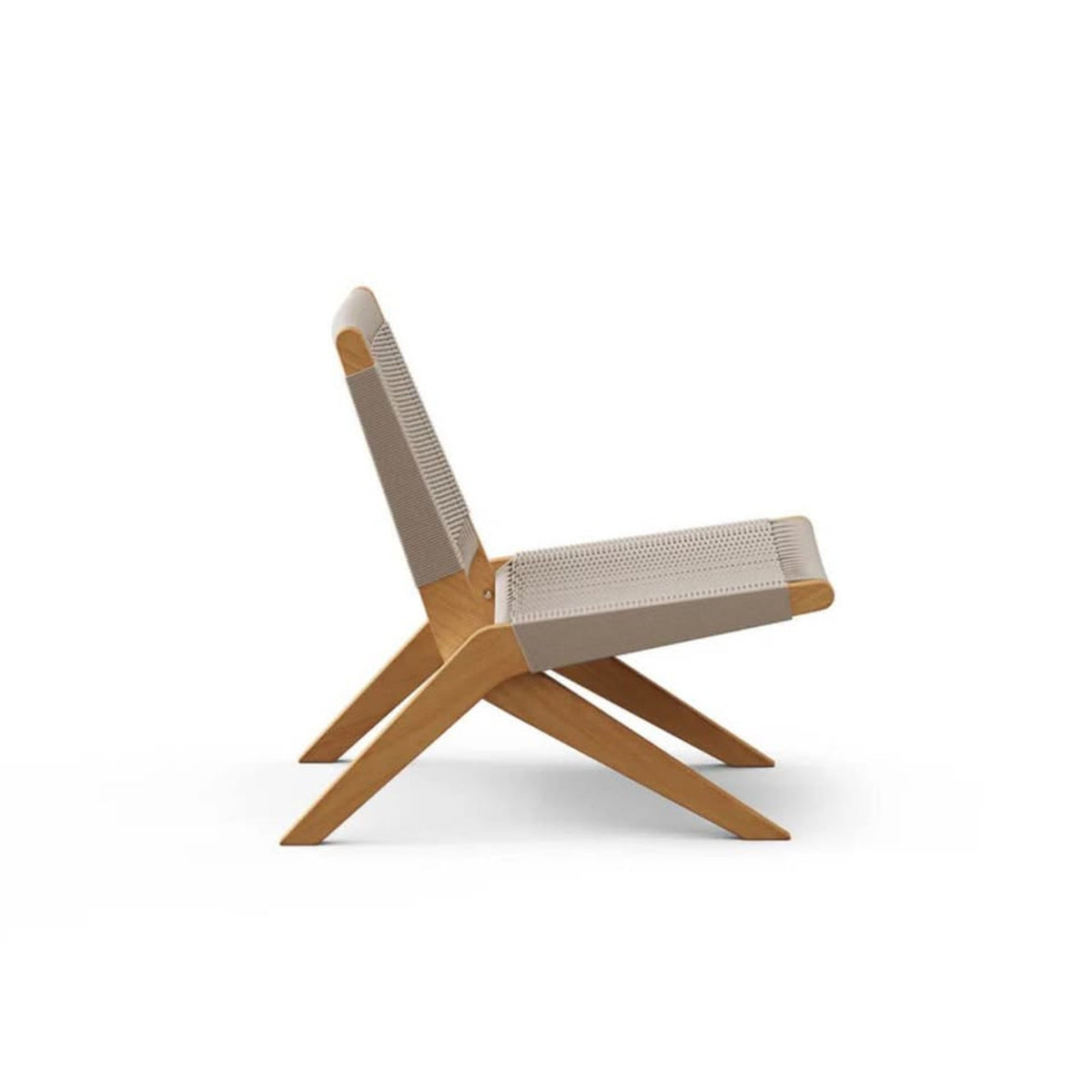 New Burrow Scout Chair in Sand Cord Teak $569 Retail “open box” Delivery Available