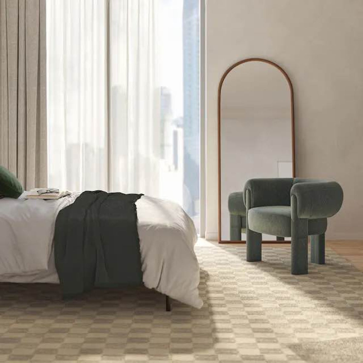 New Article Laud Floor Mirror – Walnut – $599 Retail – Delivery Available