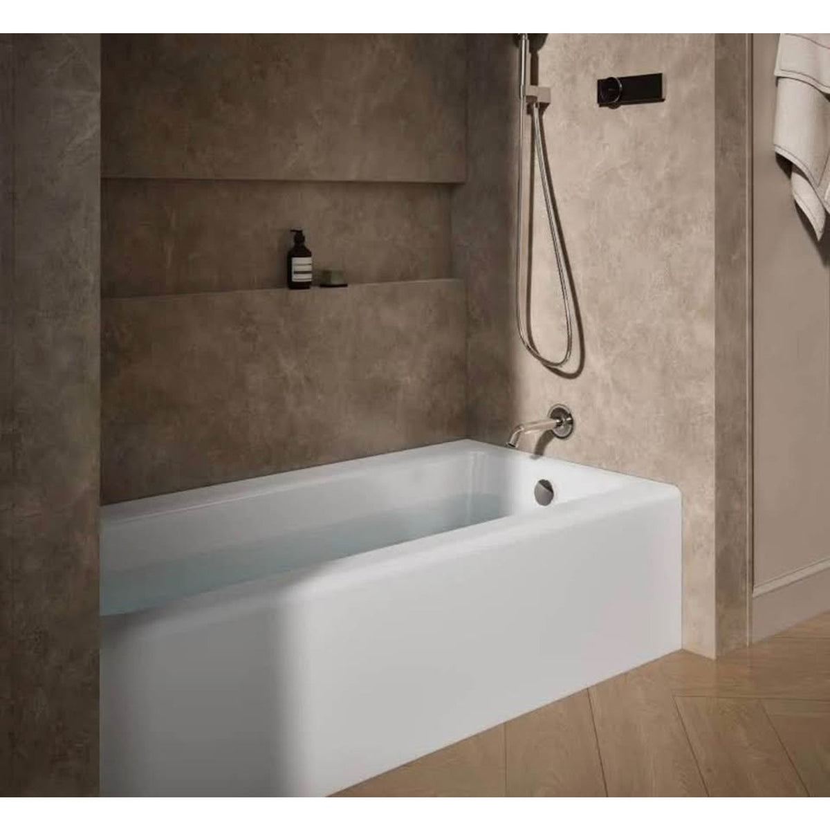 NEW Kohler Bellwether 66” x 32” Cast Iron Soaking Bathtub – White - Right Handed Delivery Available