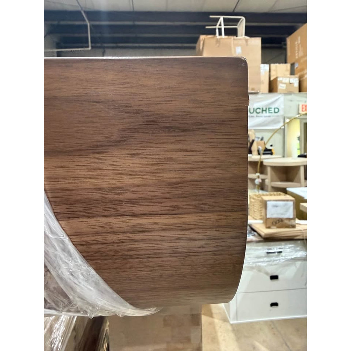 New 60” Walnut Console Table – Retail $1,689 – Urbia Eka - Delivery Available