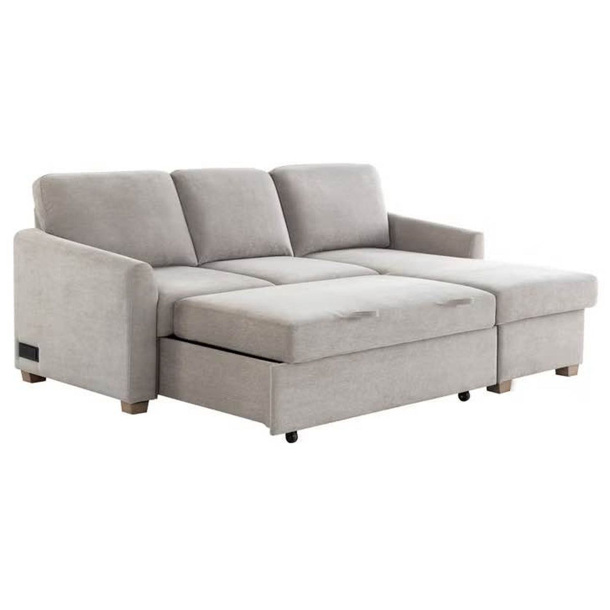 New Costco Coddle Cameron Convertible Sofa w/ Reversible Chaise & Storage – Delivery Available