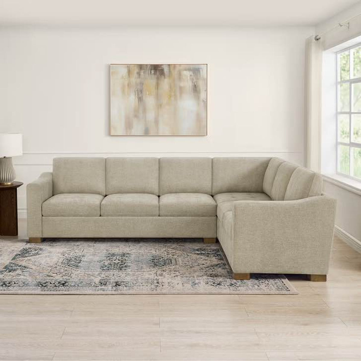 New Thomasville Ellsford L-Shaped Sectional – Beige – $999 Costco Retail - Delivery Available