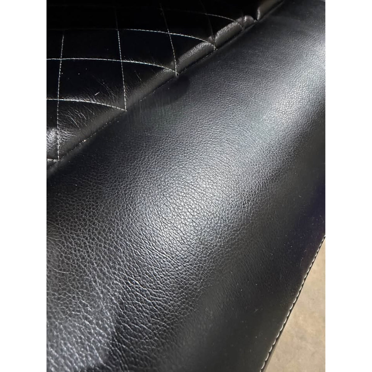 Black Power Reclining Home Theater Sectional | LED Lighting | Cupholders | Faux Leather | Delivery