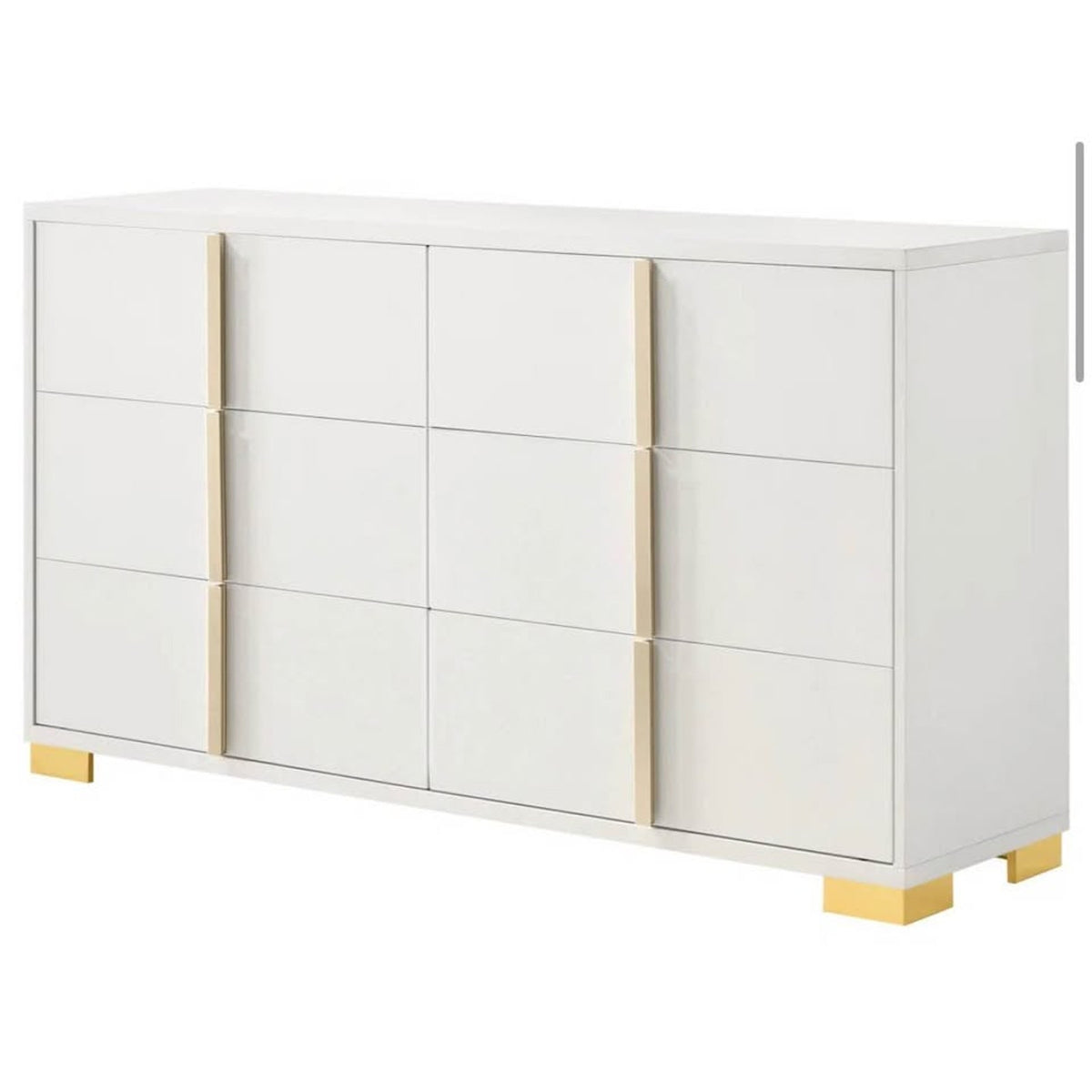 New White 6-Drawer Dresser - Willa Arlo Interiors Jelissa – New Open Box – Delivery Available