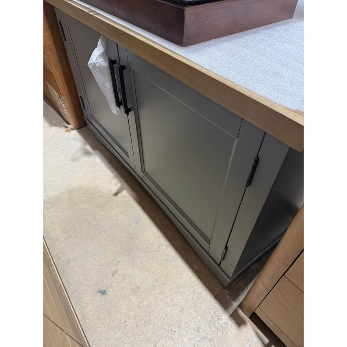New Parker House Dove Gray Storage Cabinet or TV Stand - Retail $771 - Delivery Available