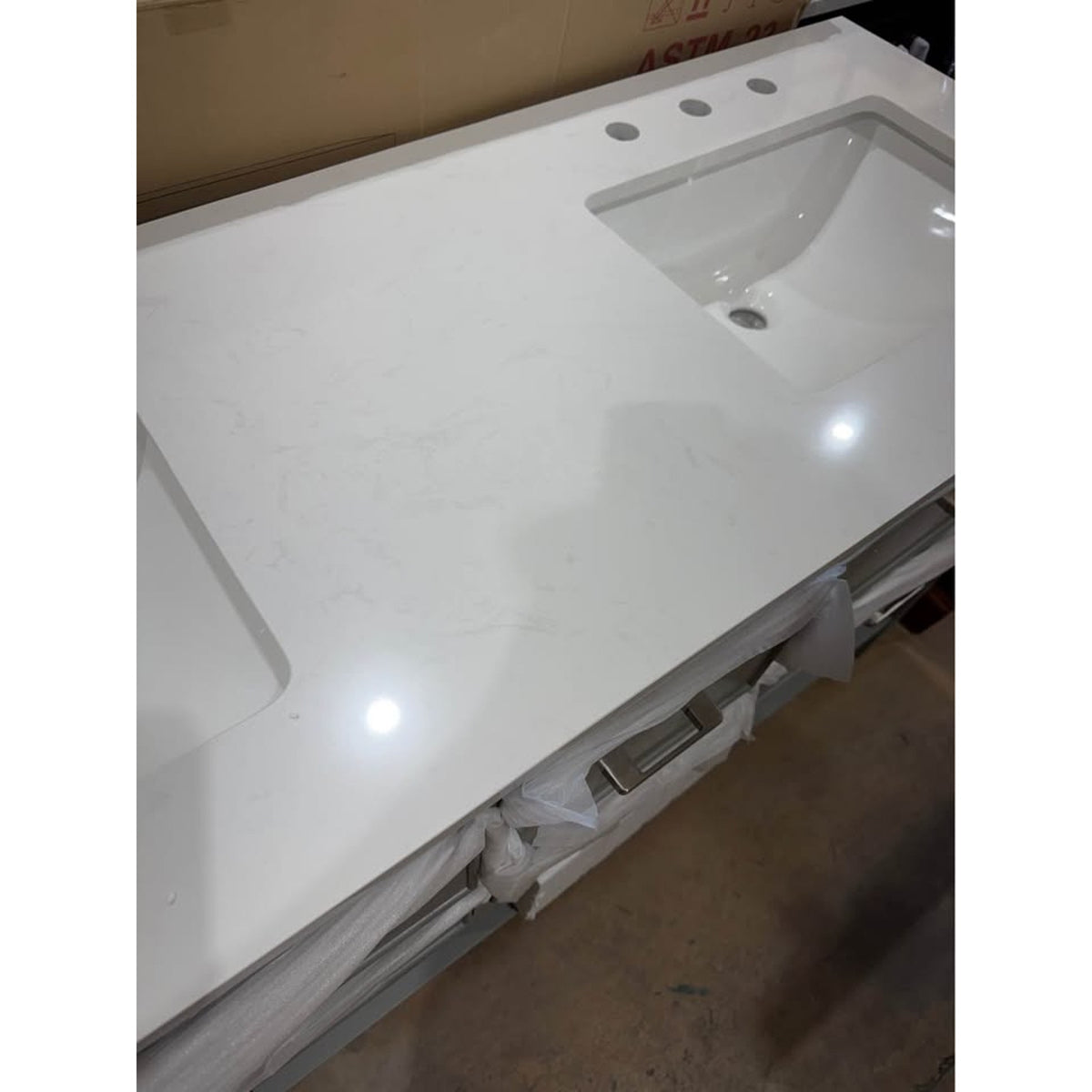 60” Gray Double-Sink Bathroom Vanity – Approx. $1,700 Retail – Delivery Available
