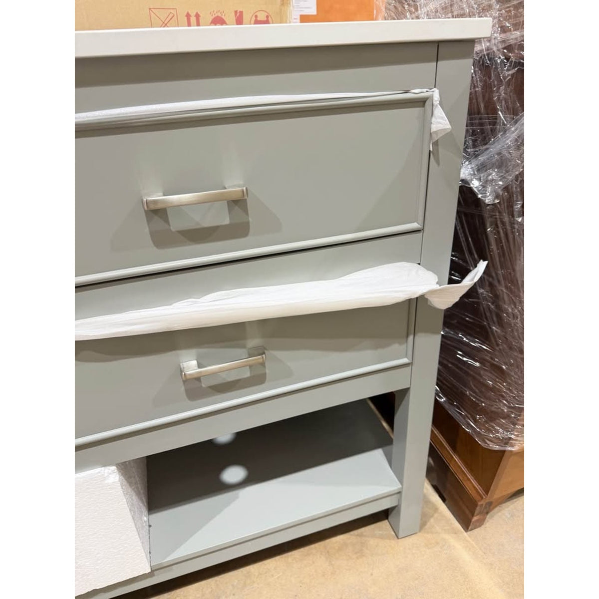 60” Gray Double-Sink Bathroom Vanity – Approx. $1,700 Retail – Delivery Available