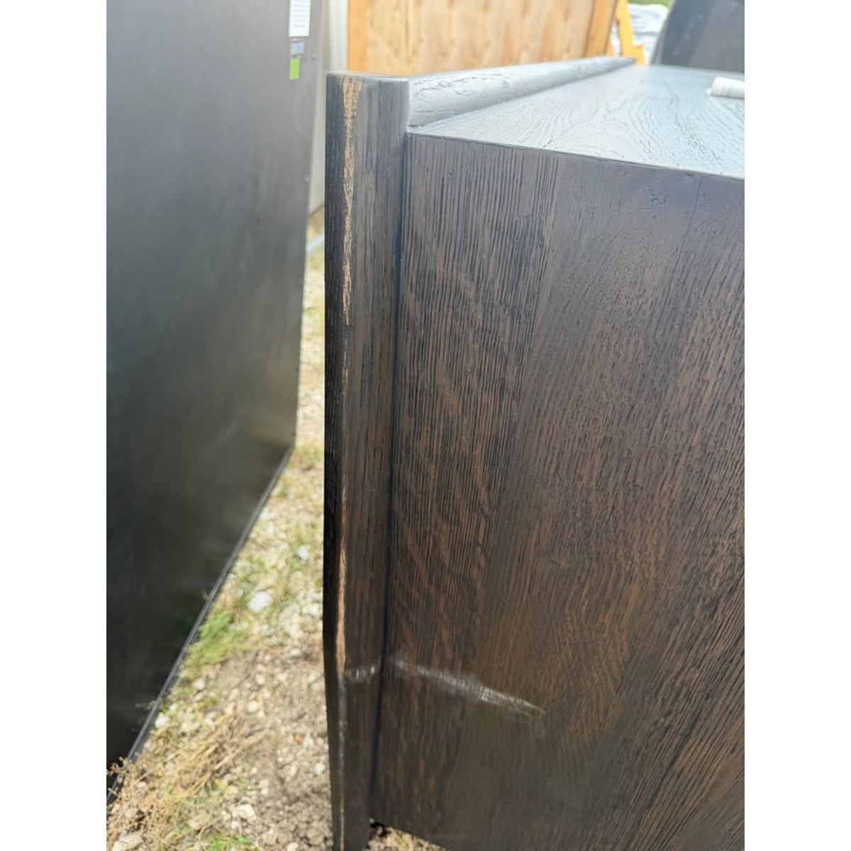 Four Hands Glenview 94” 6-Door Sideboard – Smoked Black – Retail $2,899 – Delivery Available