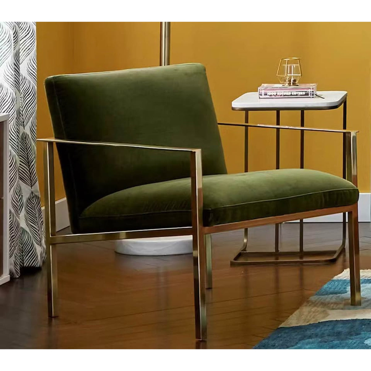 New Joybird Orla Accent Chair $2140 Retail “open box” in Plush Terra Rose Fabric 
Delivery Available