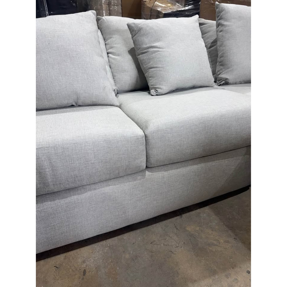 New Stone & Leigh Savannah Sectional – $4,102 Retail – Light Gray - Open Box – Delivery Available