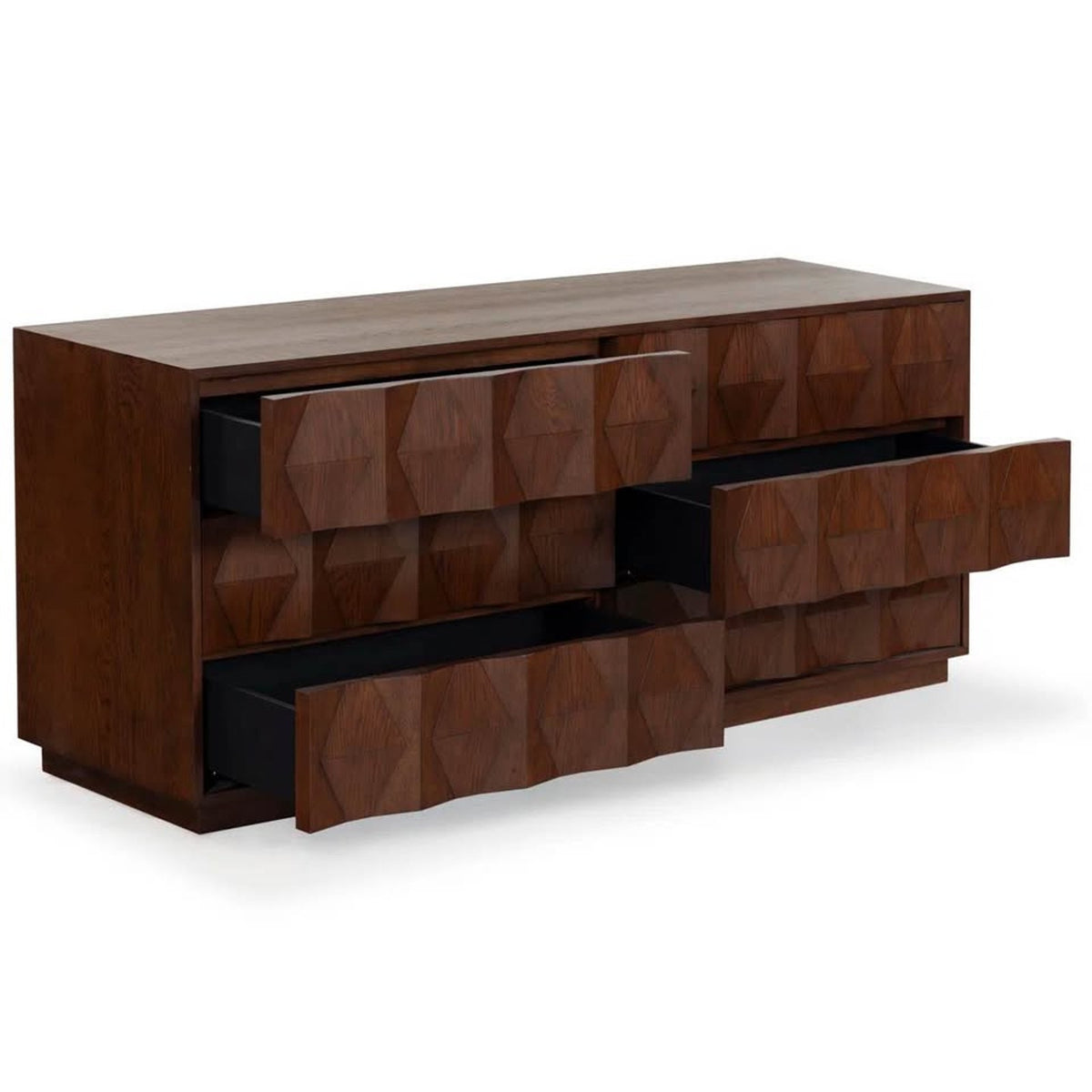 New AllModern Baylor 63” Walnut Double Dresser – $2,165 Retail – Delivery Available