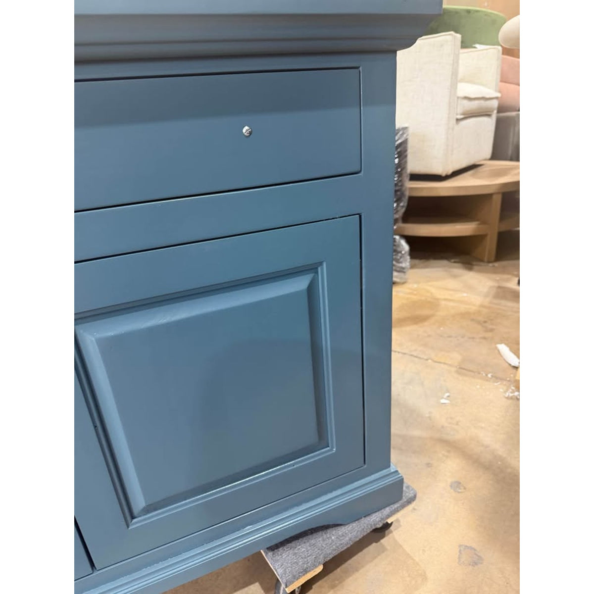 81” Blue Sideboard / Buffet Cabinet – Media Console - New Open Box - Delivery Available
