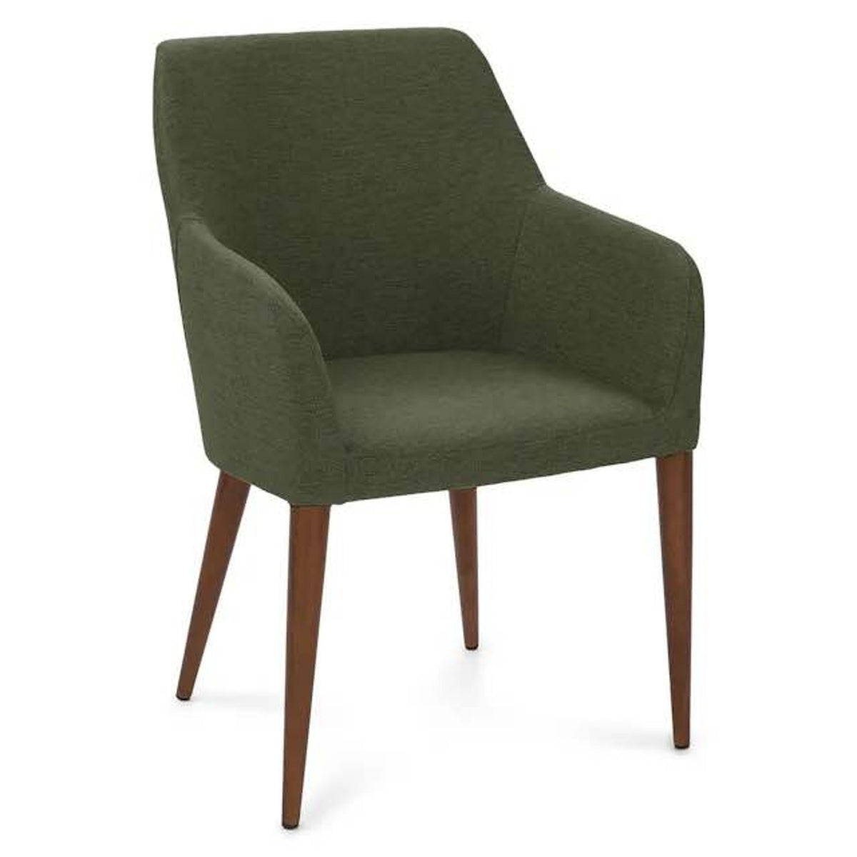 Article | Set of 4 Upholstered Dining Chairs with Arms | Feast - Vine Green | Delivery Available