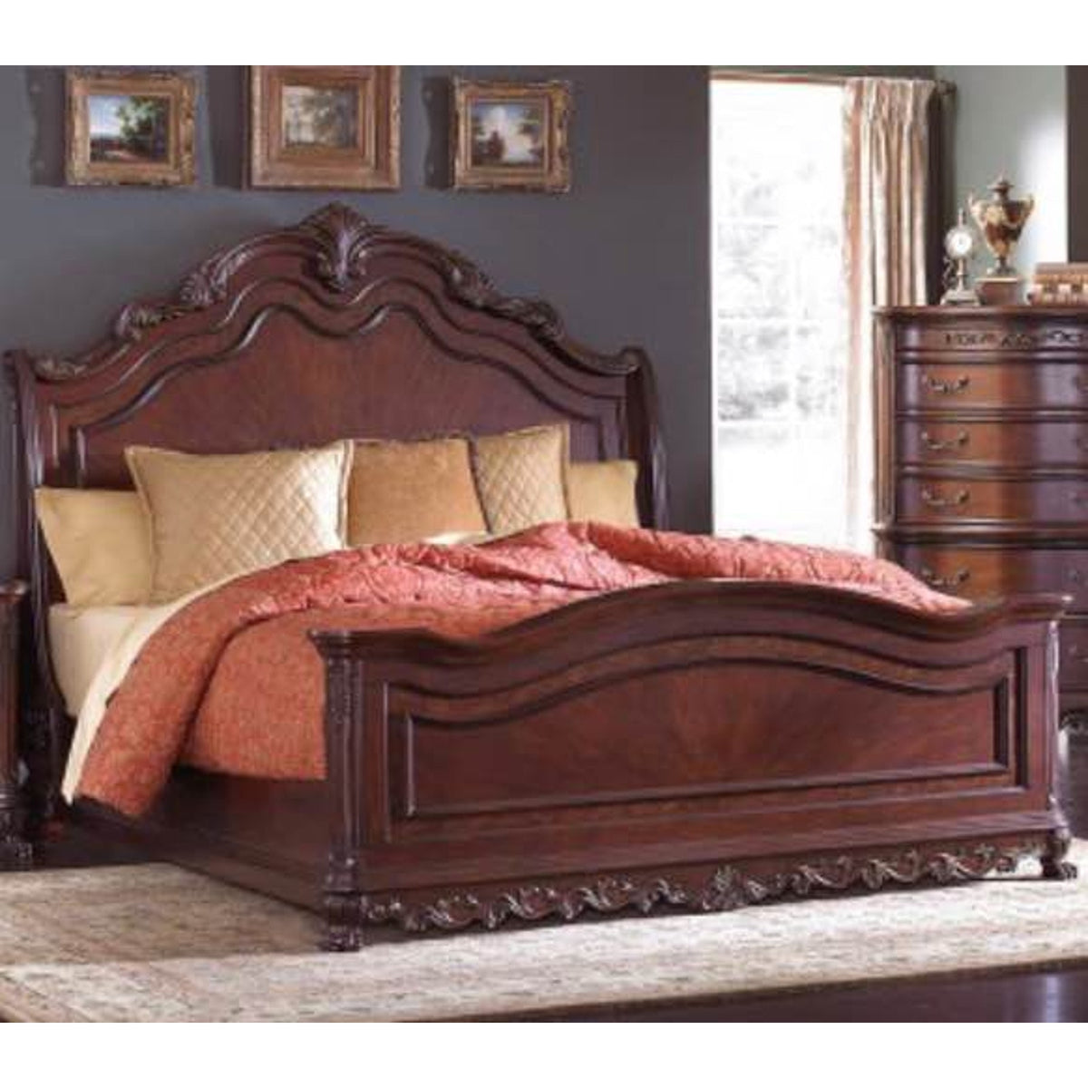 Homelegance Deryn Park Queen Sleigh Bed – New Open Box $1400 Retail - Delivery Available