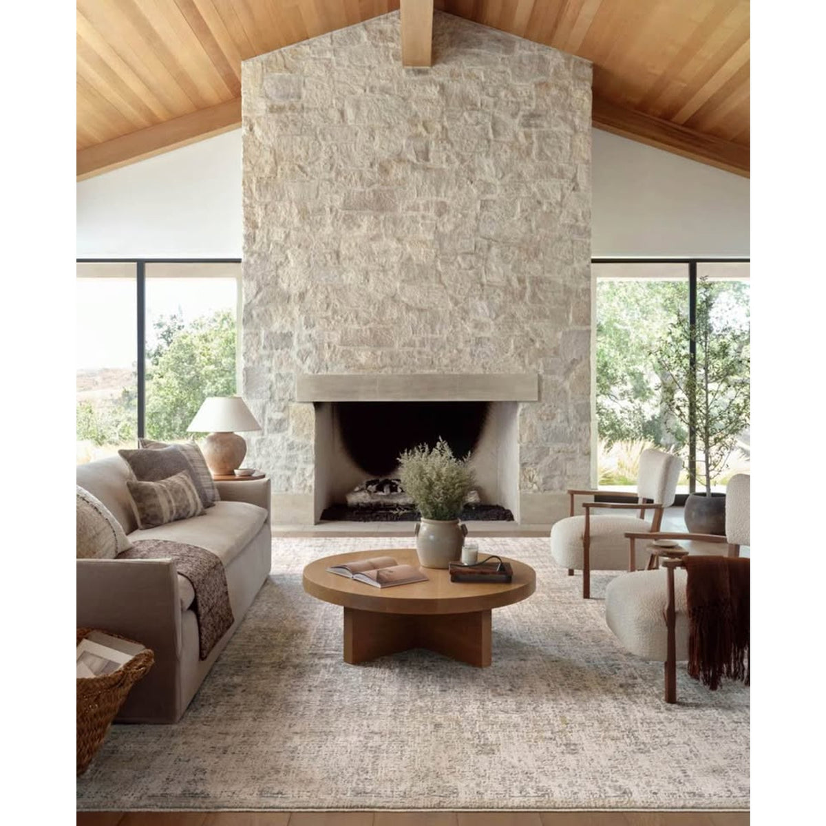 New Amber Lewis x Loloi Alie 9’6” × 13’1” Area Rug – New Open Box $969 Retail - Delivery Available