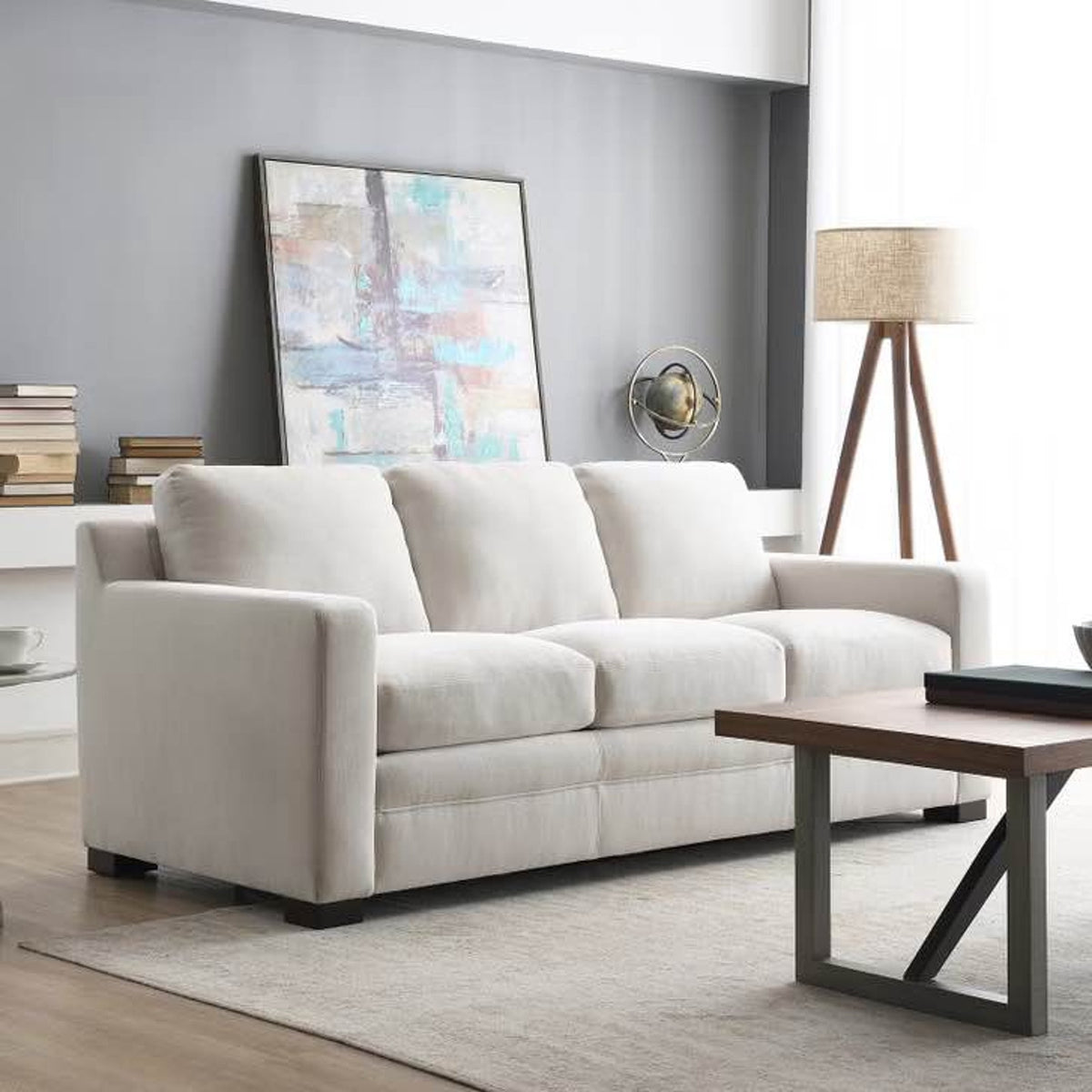 NEW Open Box Costco Cream Queen Sleeper Sofa | $1999 Retail - Delivery Available