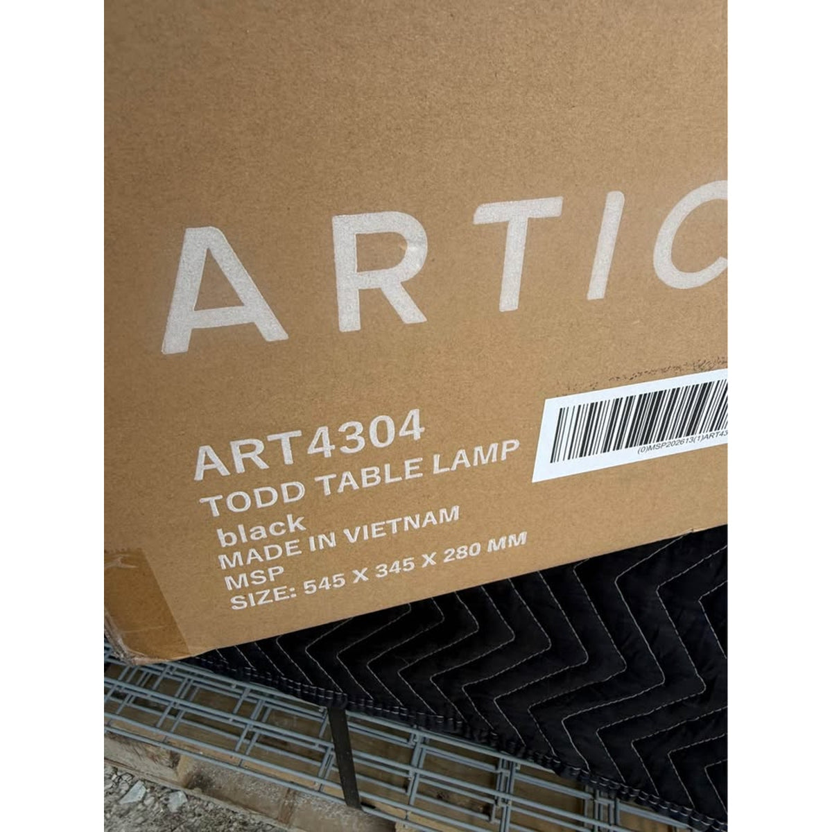 New Article Set of 2 Table Lamps – Article Todd Black – $198 Retail – Open Box – Delivery Available