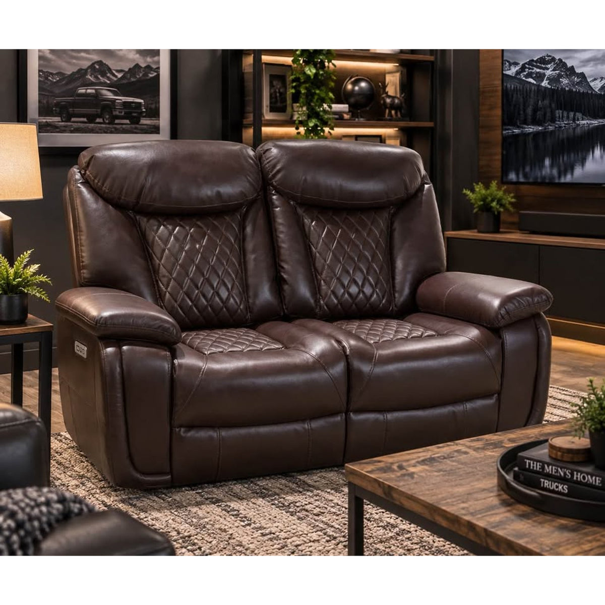 New 62” Power Reclining Loveseat – $1,000 Retail Value – Delivery Available