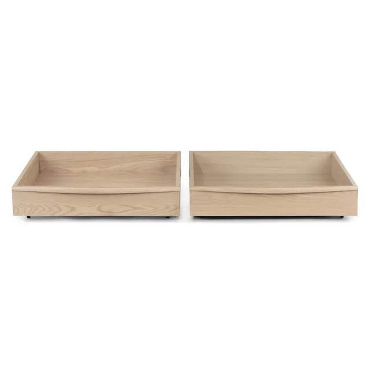 Article | Queen Panel Bed + Underbed Storage Bundle | Lenia - White Oak | $1500 - Delivery Available